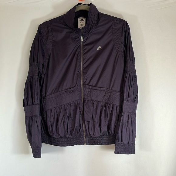 Adidas Purple Zip Up Jacket Windbreaker - Picture 1 of 9